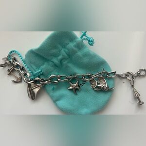 RARE! Vintage Tiffany & Co nautical charm bracelet
